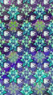 Çiçek arkaplanlı soyut zarafet eskiz deseni. Raster Güzel kumaş deseni.