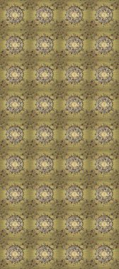 Sarı ve beyaz renkli ve altın elementli bir antika. Noel 2019, kar tanesi, yeni yıl.