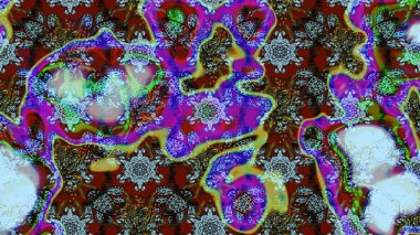 Bahar çiçekleriyle güzel bir çiçek deseni çizmişsin. Güzel kumaş deseni. Raster illüstrasyonu.