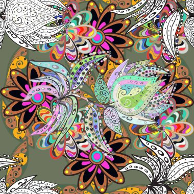 Büyük bir çiçek boyası seti. Kartlar, davetiyeler, tarih kartları ve daha fazlası için kullanılabilir. Tatlı suluboya, dikişsiz çiçek deseni.