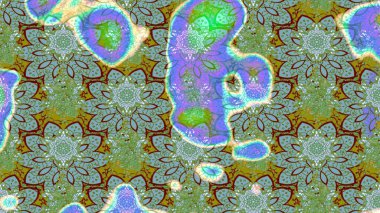 Düz Çiçek Elementleri Tasarımı. Renkli Bahar Teması eskiz kalıbı. Çiçek desenli eskiz, yaz çiçekleri. Yeşil renkte çiçekler.