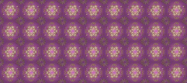 Menekşe üzerine altın ve bej rengi. Doğum günü kartı, davetiye ya da afiş için iyidir. Dekoratif simetri arabesk. Raster illüstrasyonu. Kusursuz ortaçağ çiçek desenleri..