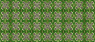 Altın desenli yeşil, altın elementli nötr ve gri renkler. Kusursuz altın desen. Raster doğulu süsü.