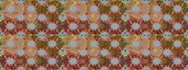 Soyut zarafet, çiçekli arkaplan deseni. Raster Güzel kumaş deseni.