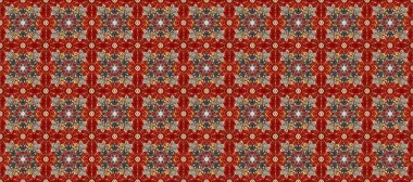 Raster altın çiçek süsü brokar kumaş ve cam desenli. Altın elementli kırmızı, kahverengi ve gri renkler. Kusursuz altın desen. Çiçek desenli altın metal..