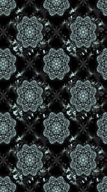 Çiçek kompozisyonu. Doğa. Raster deseni. Küçük çiçekte güzel bir desen var. Çiçek kolajı. Çiçek arkaplan. - Siyah çiçekler..