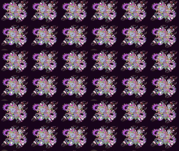 Parlak arkaplanda çiçek kompozisyonu olan suluboya desenleri çiz, ambalajlar, duvar kağıtları, kartpostallar, tebrik kartları, düğün davetiyeleri, romantik etkinlikler vs..