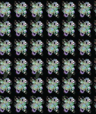 Moda baskıları için zarif bir şablon. Motley illüstrasyonu. Küçük çiçekte güzel bir desen. Çiçekli bahar çiçekleri. Küçük renkli çiçekler..