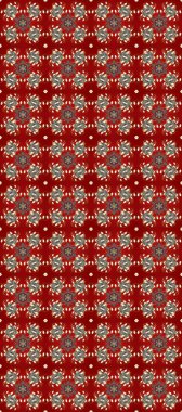 Altın elementli kırmızı, kahverengi ve gri renklerde kusursuz klasik desen. Noel, kar tanesi, yeni yıl. Kırmızı, kahverengi ve gri renklerdeki altın pürüzsüz desen altın elementlerle.