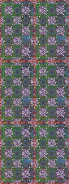 Yeşil ve gri renkli çiçekler. Tropik çiçekler. Tişörtsüz arka plan deseni.