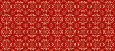 Altın kar taneleri basit, pürüzsüz desen. Kahverengi, kırmızı ve bej renklerde Raster altın deseni. Kış sembolü, Mutlu Noeller, Mutlu yıllar 2019. Soyut duvar kağıdı, ambalaj dekorasyonu.