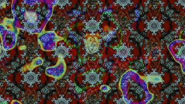 Kahverengi ve gri renkli çiçekler. Küçük çiçekte sevimli çiçek deseni var..