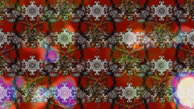 Eskiz geçmişi. Raster illüstrasyonu. Tomurcukları papatya çiçekleri olan sevimli bir çiçek deseni. Miles Fleur, süslü püslü bir süs. Eski usul. Kumaş, tekstil ve duvar kağıdı baskısı için..