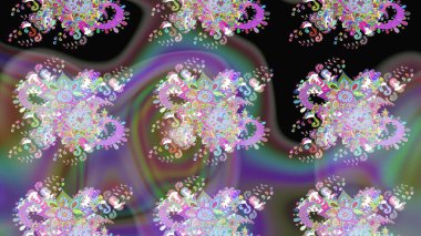 Yazdır. Güzel eskiz şekli. Raster çiçekli arka plan. Güzel kumaş deseni. Renkli Yaz Temalı eskiz kalıbı. Düz Çiçek Elementleri Tasarımı.