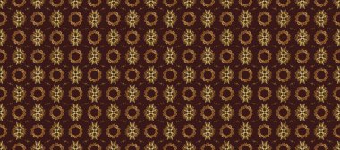 Şam, tasarım için kusursuz desen. Kahverengi, bej ve nötr renklerde, altın elementlerle pürüzsüz desen.