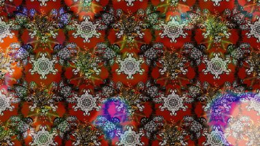 Poster ya da kapak için arka plan. Tekstil için figür. Şirin, zarif çiçekler Raster illüstrasyonu. Davetiye ve kartpostal tasarımı için dekoratif çiçek unsurları. Yapraklı çizim deseni.