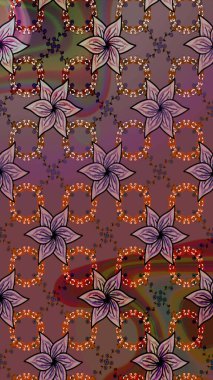 Zarif, parlak ve eskiz kahverengi çiçek desenli tasarım. Sabıka baskıları, bebek kıyafetleri, duvar kâğıtları, paket kutuları vb..