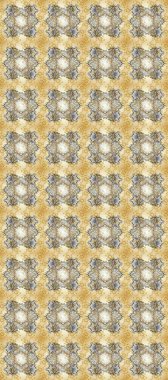 Raster illüstrasyonu. Klasik çiçek dokusu. Kusursuz desenli altın elementler. Altın şablon. Kart, duvar kağıdı, ambalaj ve tekstil için klasik tasarım. Bej, gri ve nötr renklerde Royal retro.