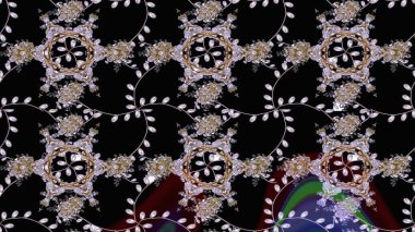 Ton halinde. Dekorasyon ve tasarım için güzel bir desen. Moda baskısı. Suluboya desenli çiçek deseni. Çiçeğin suluboya çizimlerinin zarif deseni.