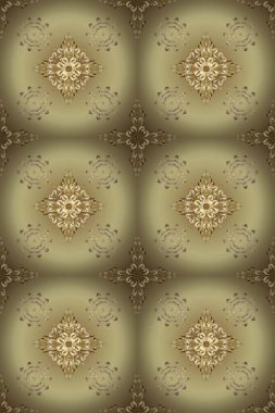 Kış kar dokusu duvar kağıdı. Noel altın kar tanesi kusursuz desen. Tarafsız ve bej renklerde altın kar taneleri. Sembol tatili, yeni yıl kutlaması, altın desenler..