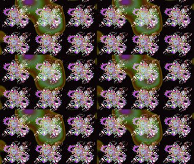 Siyah ve yeşil renkli çiçekler. Nazikçe, güzel çiçek arkaplanı. Raster çiçek desenli ve çiçekli..