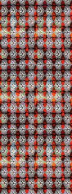 Raster çiçek desenli çiçek deseni, yapraklar, dekoratif elementler, sıçrama, lekeler, el çizimi kontur çizgileri ve Doodle çizim stili, grafik raster çizim çizimi.