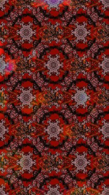 Tomurcukları çiçek olan sevimli bir çiçek deseni. Eski usul. Raster. Eskiz geçmişi. Kumaş, tekstil, duvar kağıdı baskısı için. Raster illüstrasyonu.