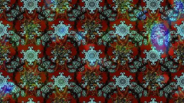 Etnik Mandala süsleme. Hint çiçek desenli madalyon desen. Kullanılabilir Tekstil, tebrik kartı, boyama kitabı, telefon durumda yazdırma için. Raster kına dövme stil.