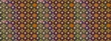 Kahverengi ve mor renkli çiçekler suluboya tarzında. Kahverengi ve mor renkte çiçeklerle çizilmiş çiçek deseni.