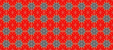 Kına dövmeli süs çiçekleri, altın çıkartmalar, mehndi ve yoga tasarımı, kartlar ve parmak izleri. Kırmızı, gri, turuncu ve altın elementli desenler. Raster altın mehndi kusursuz desen