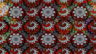 Çiçeğin suluboya çizimlerinin mükemmel deseni. Raster illüstrasyonu. Suluboya çizim kalıbı. Eski model. Dekorasyon ve tasarım için güzel bir desen. Moda yazdırma.