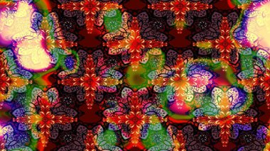 Şatafatlı bahar bahçesi dokusu. Raster illüstrasyonu. Flower eskiz arka planı. Çiçek deseni.