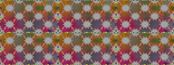 Hediye ambalaj kağıdı, tebrik kartları, posterler ve pankart tasarımı. Kahverengi renkli çiçekler. Raster düz çiçekleri pürüzsüz desen.