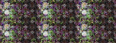 Tekstil için figür. Poster ya da kapak için arka plan. Yapraklı çizim şekli. Davetiye ve kartpostal tasarımı için dekoratif çiçek unsurları. Sevimli zarif çiçekler Raster illüstrasyonu.