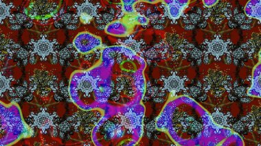 Taslak süsleme izi. Tebrik kartı geçmişi, boyama kitabı, arkaplan ve tekstil için kullanılabilir. Etnik Mandala havlusu. Raster Henna tarzı. Sınır Hindistan çiçek desenli paisley patentli.