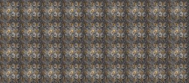 Parlak dantel, stilize çiçekler, şal desenli. Mavi üzerinde kusursuz desen, altın elementli siyah renk. Raster. Kusursuz altın desenli bukleler. Hassas altın deseni açın. Doğu tarzı arabesk