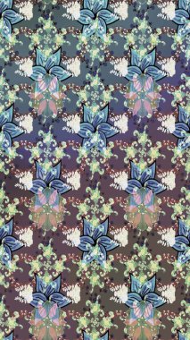 Yumuşak, yaz çiçekli arka plan. Çiçekli karalama şeklinde Raster çiçek deseni. Gri renkli çiçekler.