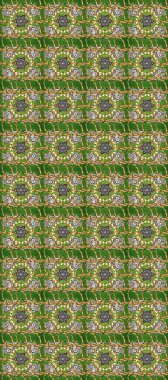 Oriental raster klasik yeşil, kahverengi ve gri ve altın desenli. Raster illüstrasyonu. Kusursuz soyut arkaplan.