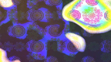 Modern stil dokusu. Çiçek desenli raster, menekşe çizgi grafik deseni soyut raster arkaplan.