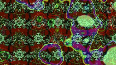 Raster Moda kumaş deseni. Şirin çiçekler. Çizgi çizimi deseni.