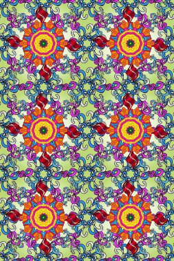 Tekstil ve kapak tasarımı için mükemmel. Doodle tarzı. Siyah ve nötr renklerde çiçekler. El çizimi dikişsiz sonbahar çiçekleri deseni. Renkli siyah ve nötr pürüzsüz desen.