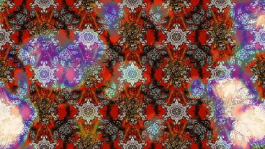 Raster illüstrasyonu. Küçük çaplı çiçeklerdeki basit şirin desenler. Tekstil veya kitap kapakları, imalat, duvar kağıtları, baskı, hediye paketi ve yapıştırma kitabı için çiçek eskiz geçmişi.