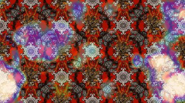 Raster illüstrasyonu. Küçük çaplı çiçeklerdeki basit şirin desenler. Tekstil veya kitap kapakları, imalat, duvar kağıtları, baskı, hediye paketi ve yapıştırma kitabı için çiçek eskiz geçmişi.