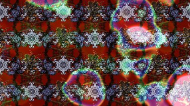 Sabıka fotoğraflarında, bebek kıyafetlerinde, duvar kâğıtlarında, paket kutularında falan kullanılabilir. Zarif, parlak ve eskiz kahverengi ve kırmızı çiçek desenli.