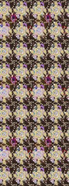 Küçük çiçekte hoş bir çiçek deseni var. Çiçeksel elementlerle süslenmiş zarif raster dokusu. Parlak çiçekli gri renkler üzerine soyut çizim deseni.