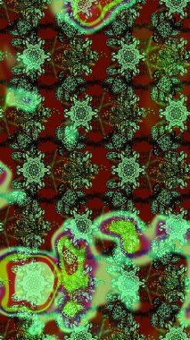 Robot resim. Küçük renkli çiçekler. Çiçekli yaz çiçekleri. Motley illüstrasyonu. Moda baskıları için zarif bir şablon. Küçük çiçekte şirin desenler.