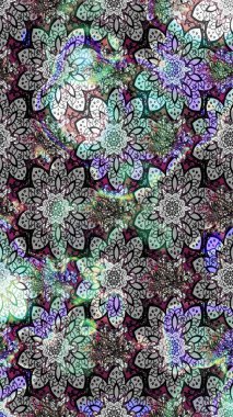 Renkli Bahar Teması eskiz kalıbı. Gri ve nötr renkte çiçekler. Düz Çiçek Elementleri Tasarım Raster illüstrasyonu. Çiçek eskiz kalıbı geçmişi.