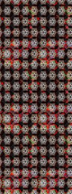 Raster çiçek desenli çiçek deseni, yapraklar, dekoratif elementler, sıçrama, lekeler, el çizimi kontur çizgileri ve Doodle çizim stili, grafik raster çizim çizimi.