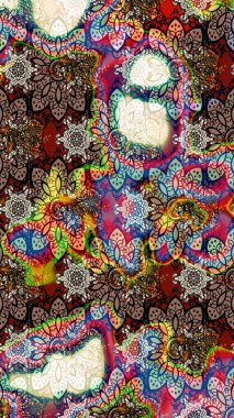 Güzel kumaş deseni. Güzel suluboya yaz çiçekleri deseni..