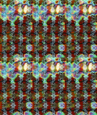 Süslü kumaş deseni. Raster illüstrasyonundaki çiçek desenli çizim. Düz Çiçek Elementleri Tasarımı. Renkli Bahar Teması çizim şablonu.